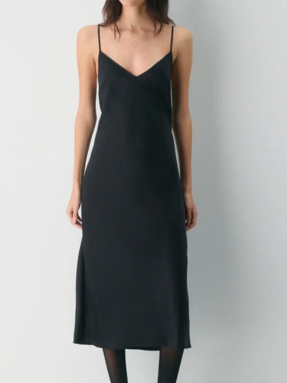 Aritzia Wilfred Free Jan Dress Blue Adjustable Straps NEW XS
